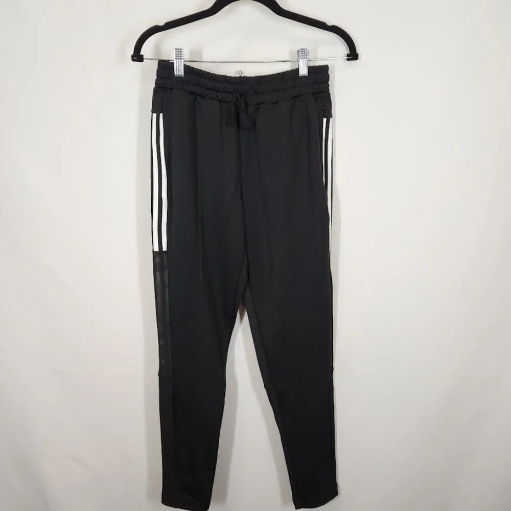 NWT Adidas Men's 3-STRIPES‎ CUFFED PANTS in Black Size Small